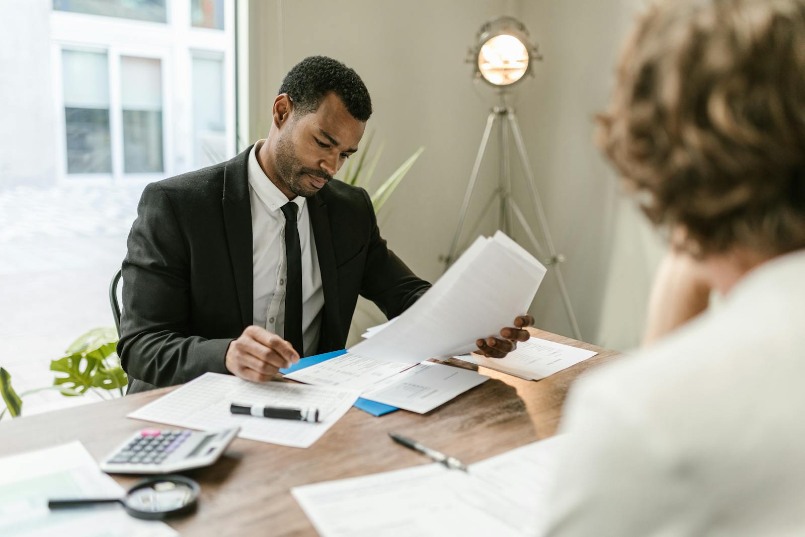 Business professional consultation